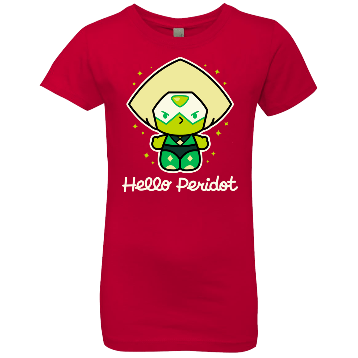 T-Shirts Red / YXS Hello Peridot Girls Premium T-Shirt