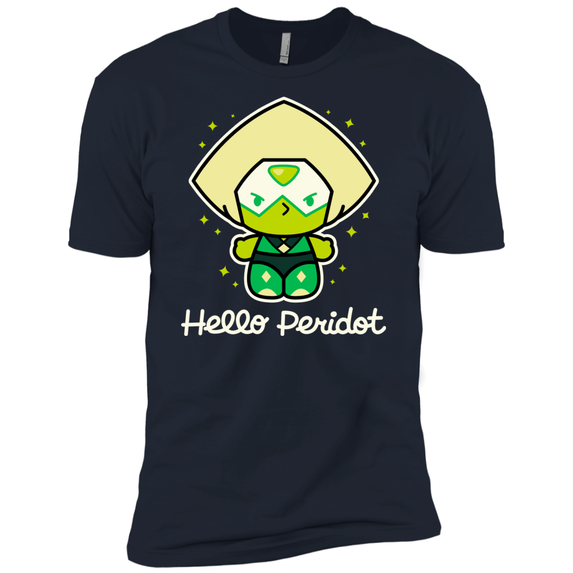 T-Shirts Midnight Navy / X-Small Hello Peridot Men's Premium T-Shirt