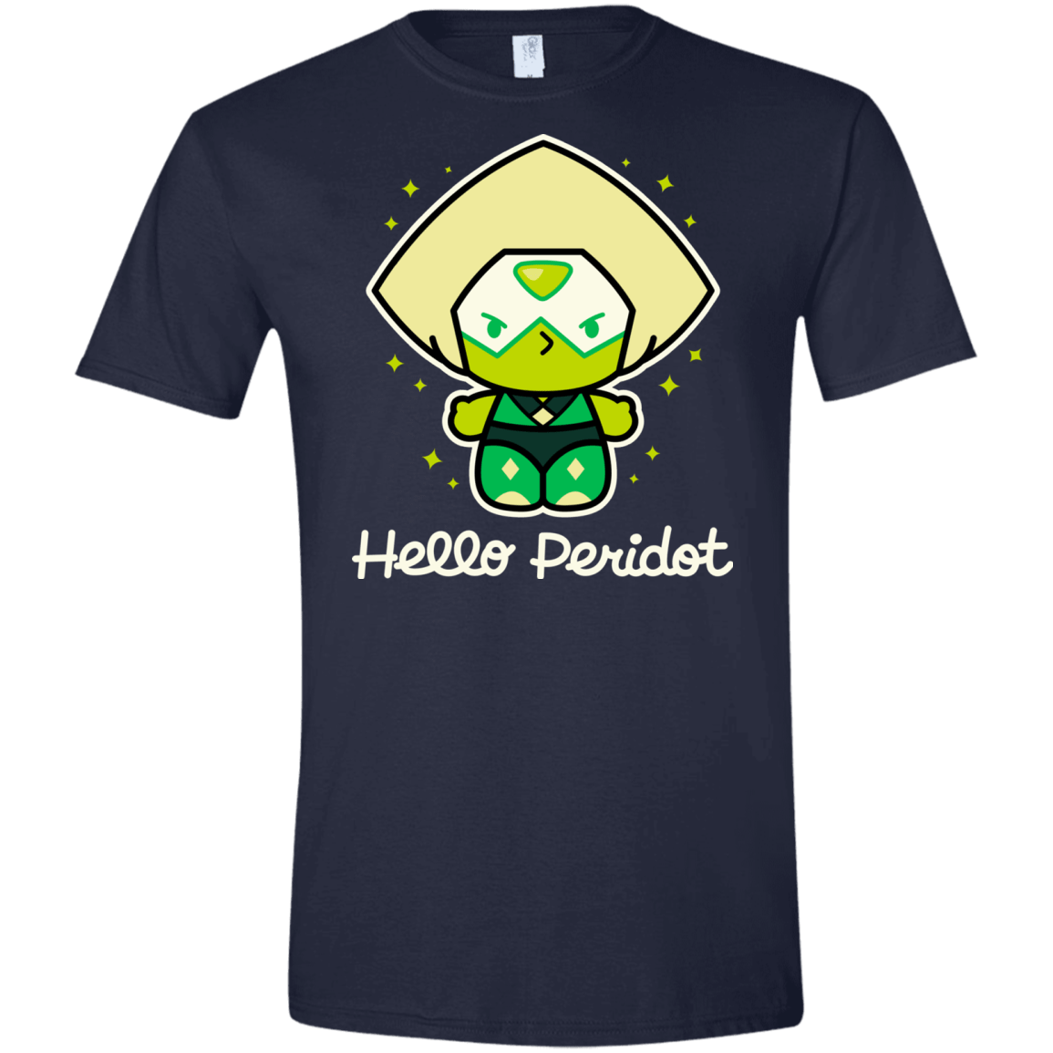 T-Shirts Navy / X-Small Hello Peridot Men's Semi-Fitted Softstyle