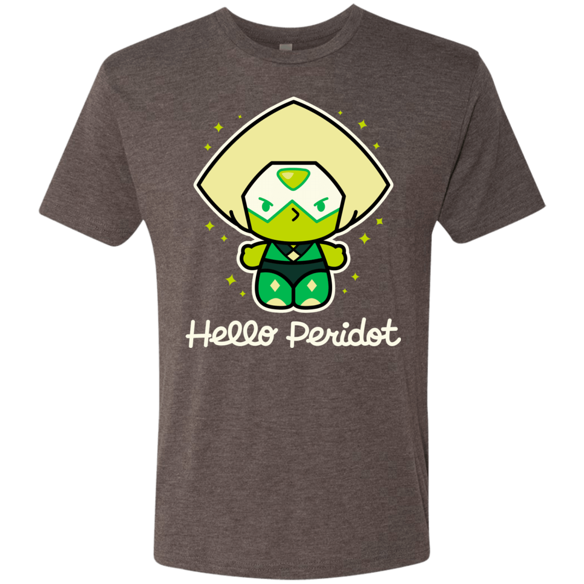 T-Shirts Macchiato / S Hello Peridot Men's Triblend T-Shirt