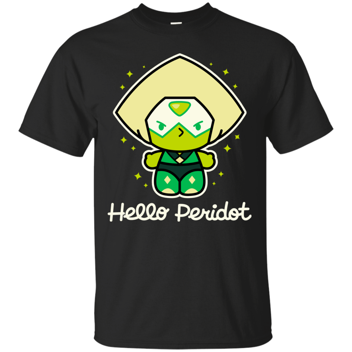 T-Shirts Black / S Hello Peridot T-Shirt