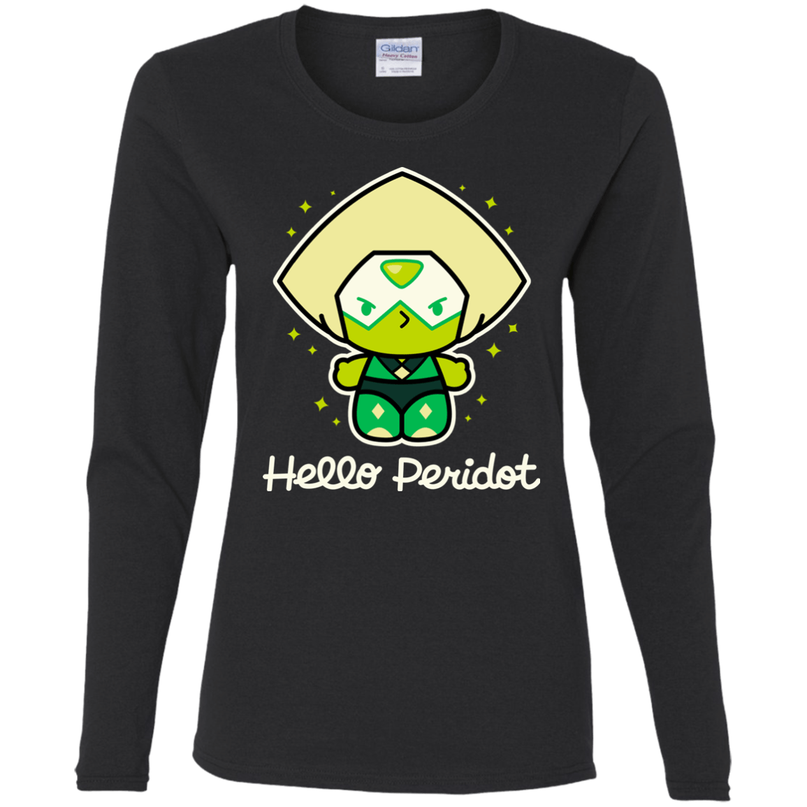 T-Shirts Black / S Hello Peridot Women's Long Sleeve T-Shirt