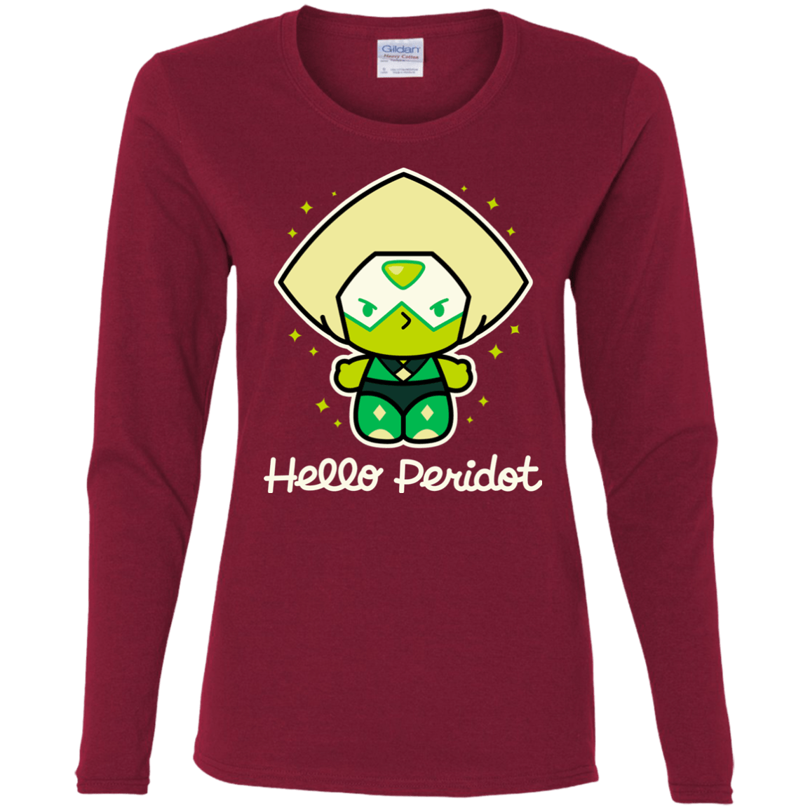 T-Shirts Cardinal / S Hello Peridot Women's Long Sleeve T-Shirt