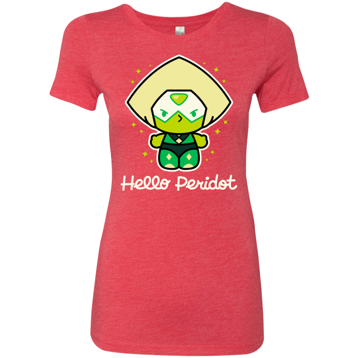 T-Shirts Vintage Red / S Hello Peridot Women's Triblend T-Shirt
