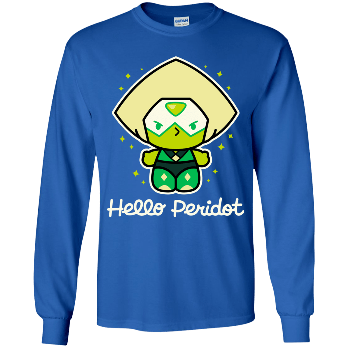 T-Shirts Royal / YS Hello Peridot Youth Long Sleeve T-Shirt