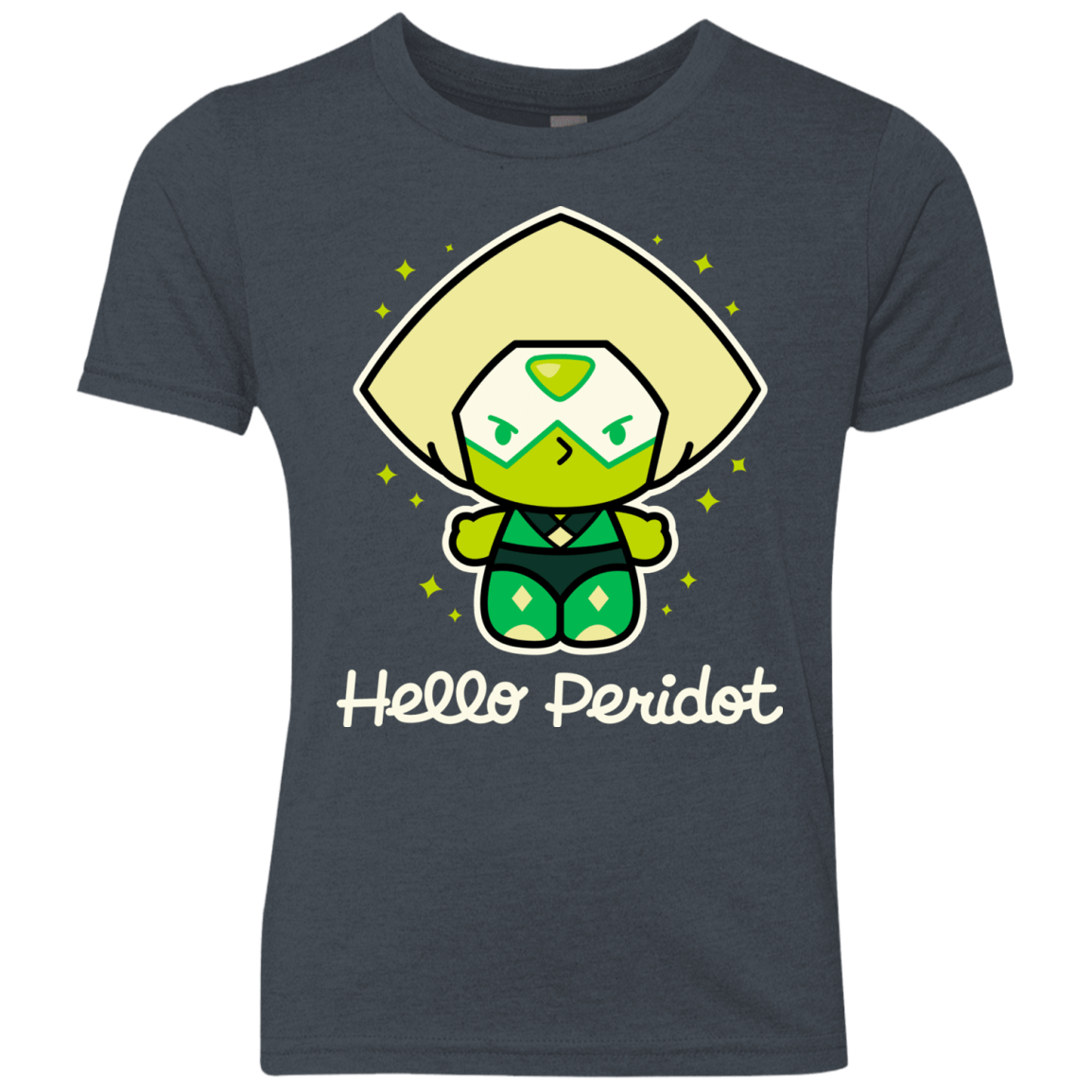 T-Shirts Vintage Navy / YXS Hello Peridot Youth Triblend T-Shirt