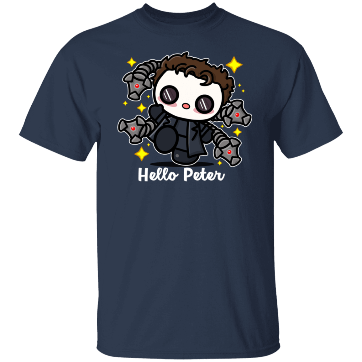 T-Shirts Navy / S Hello Peter T-Shirt