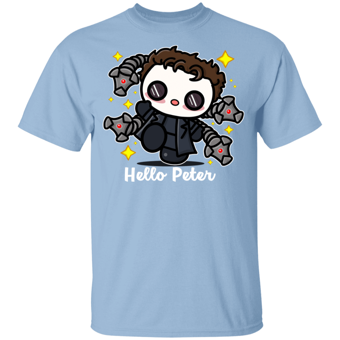 T-Shirts Light Blue / YXS Hello Peter Youth T-Shirt