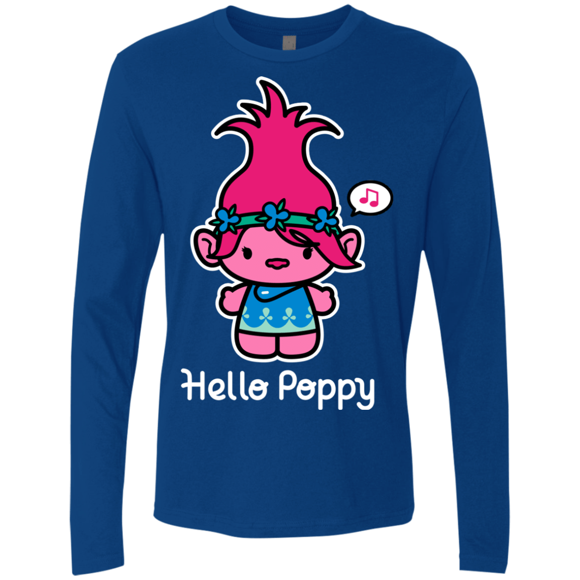 T-Shirts Royal / S Hello Poppy Men's Premium Long Sleeve