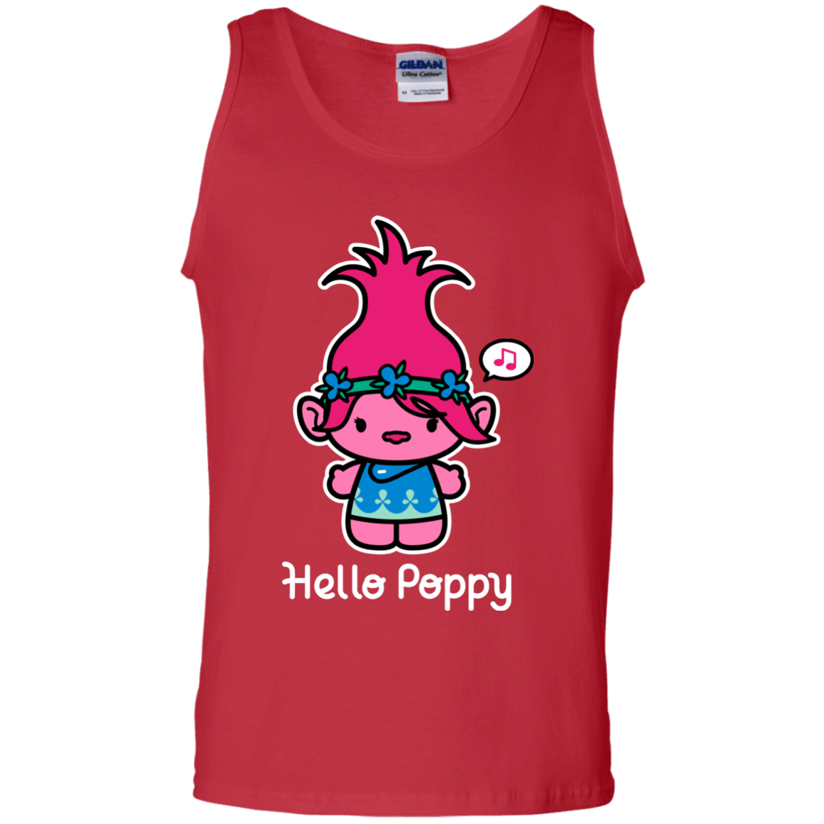 T-Shirts Red / S Hello Poppy Men's Tank Top