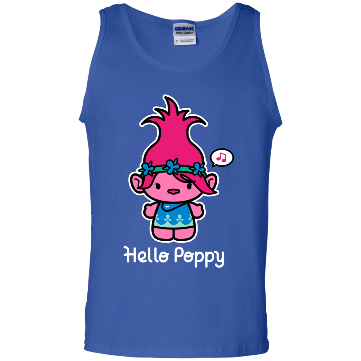 T-Shirts Royal / S Hello Poppy Men's Tank Top