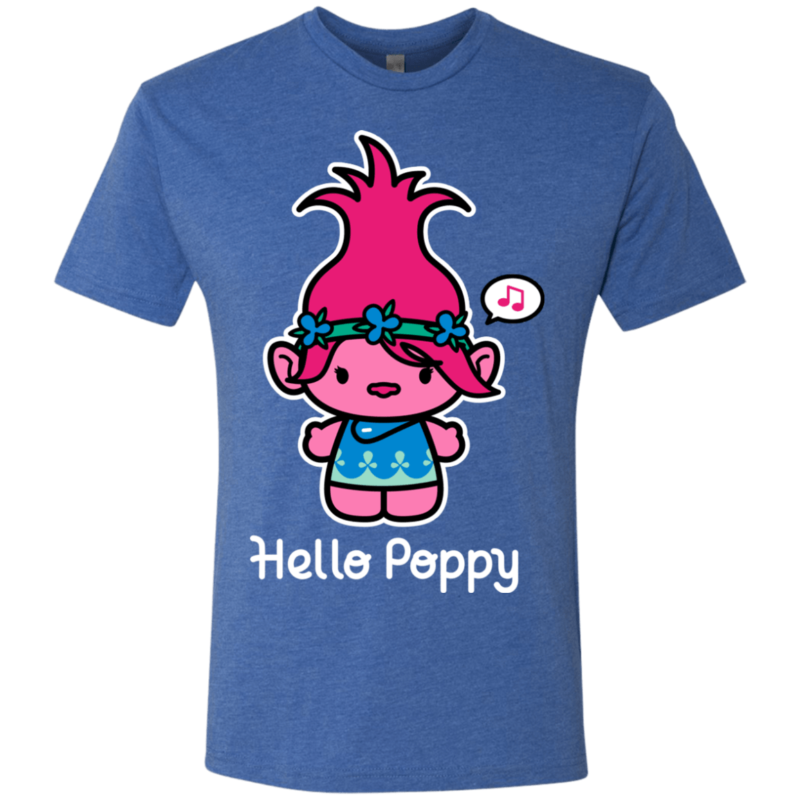 T-Shirts Vintage Royal / S Hello Poppy Men's Triblend T-Shirt