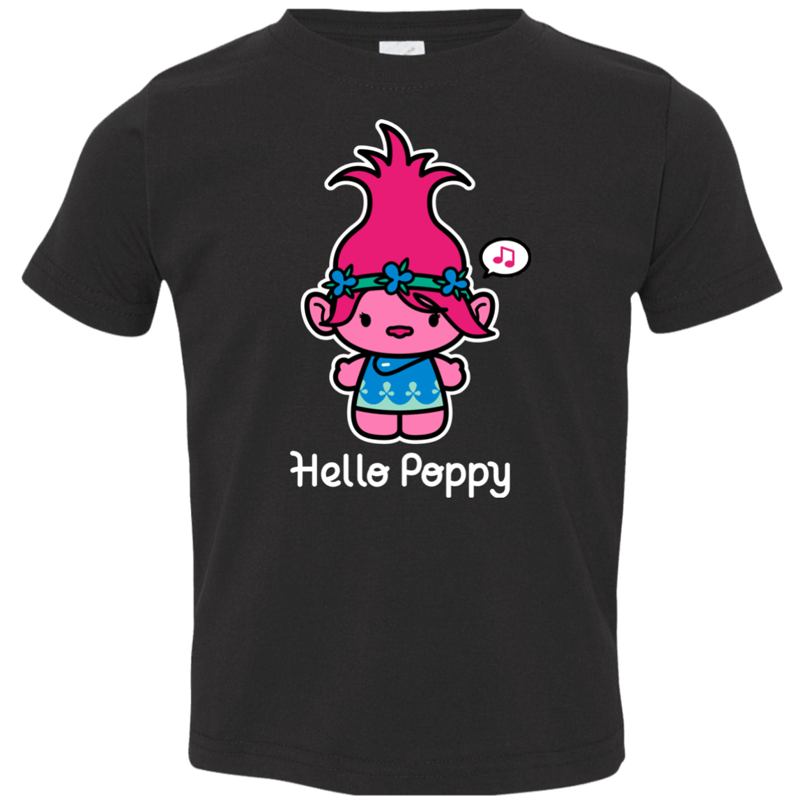 T-Shirts Black / 2T Hello Poppy Toddler Premium T-Shirt
