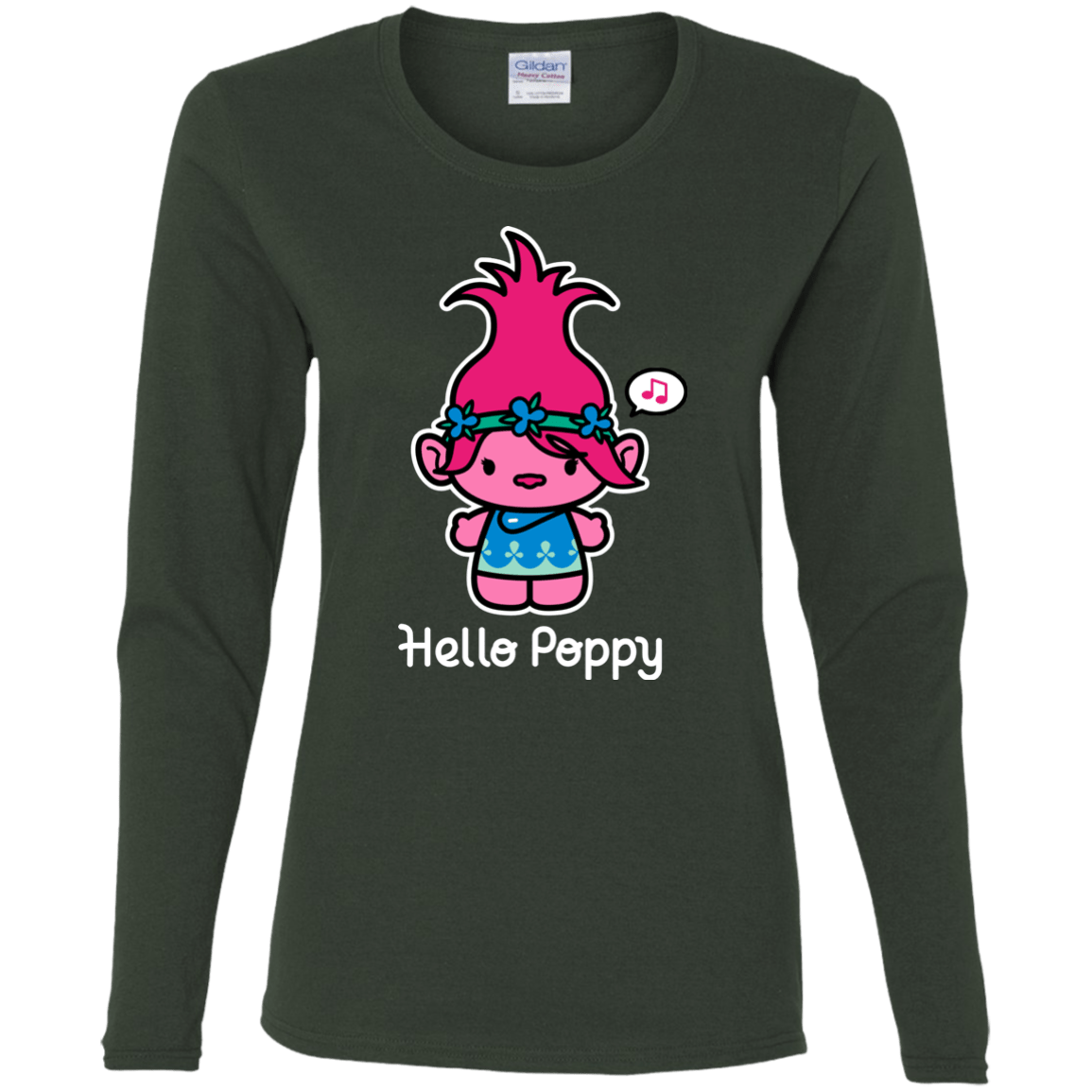 T-Shirts Forest / S Hello Poppy Women's Long Sleeve T-Shirt
