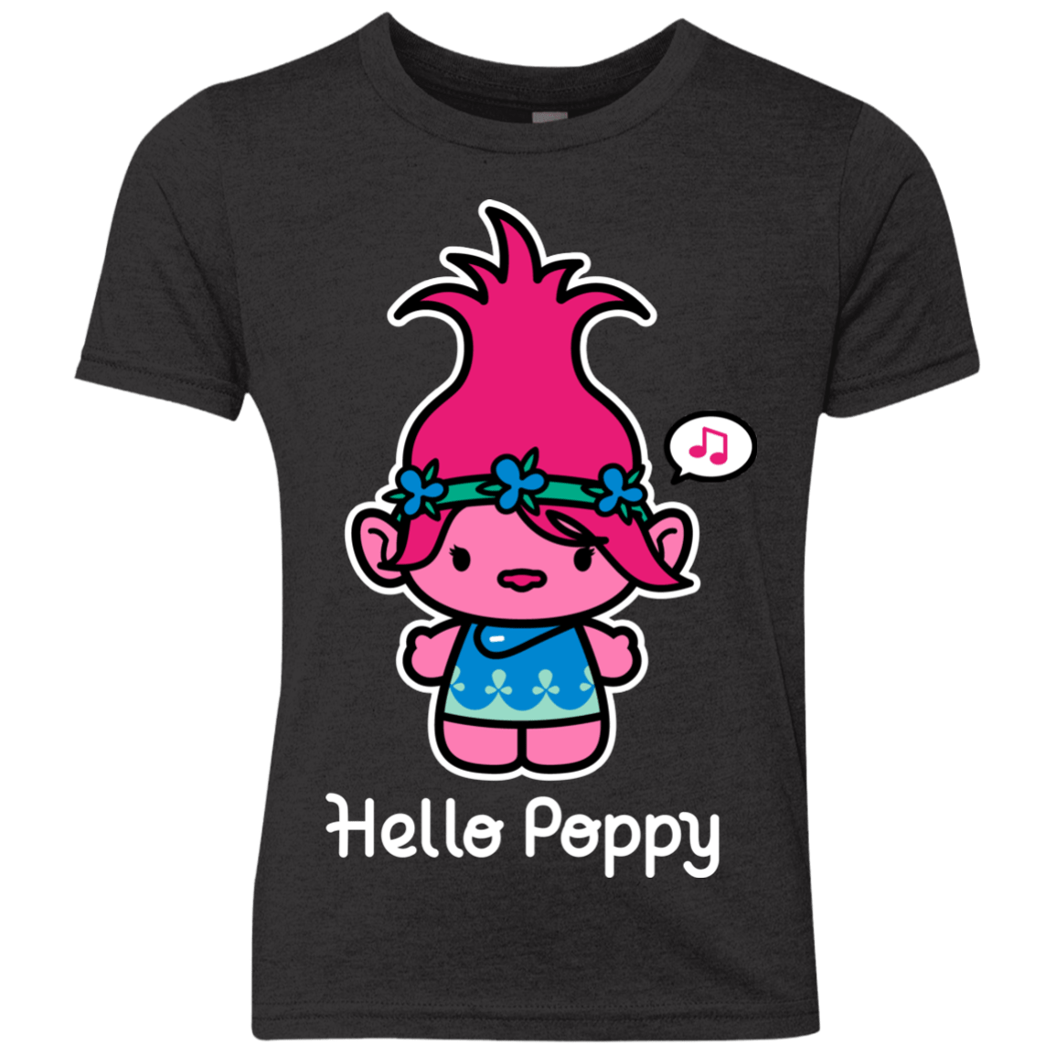 T-Shirts Vintage Black / YXS Hello Poppy Youth Triblend T-Shirt