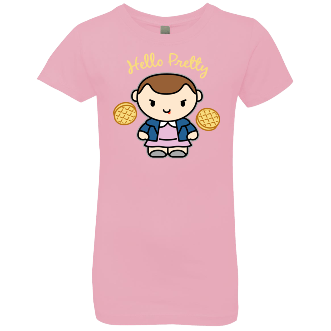 T-Shirts Light Pink / YXS Hello Pretty Girls Premium T-Shirt