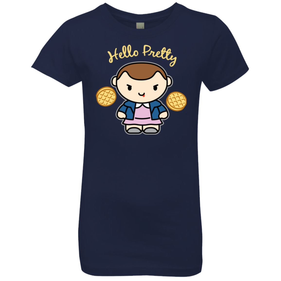 T-Shirts Midnight Navy / YXS Hello Pretty Girls Premium T-Shirt