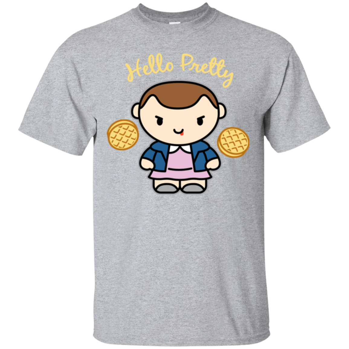 T-Shirts Sport Grey / Small Hello Pretty T-Shirt