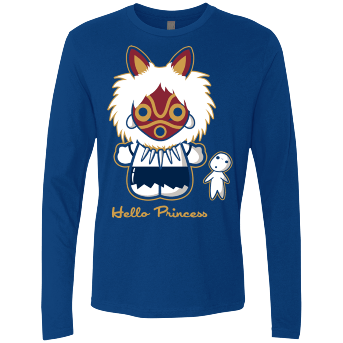 T-Shirts Royal / Small Hello Princess Men's Premium Long Sleeve