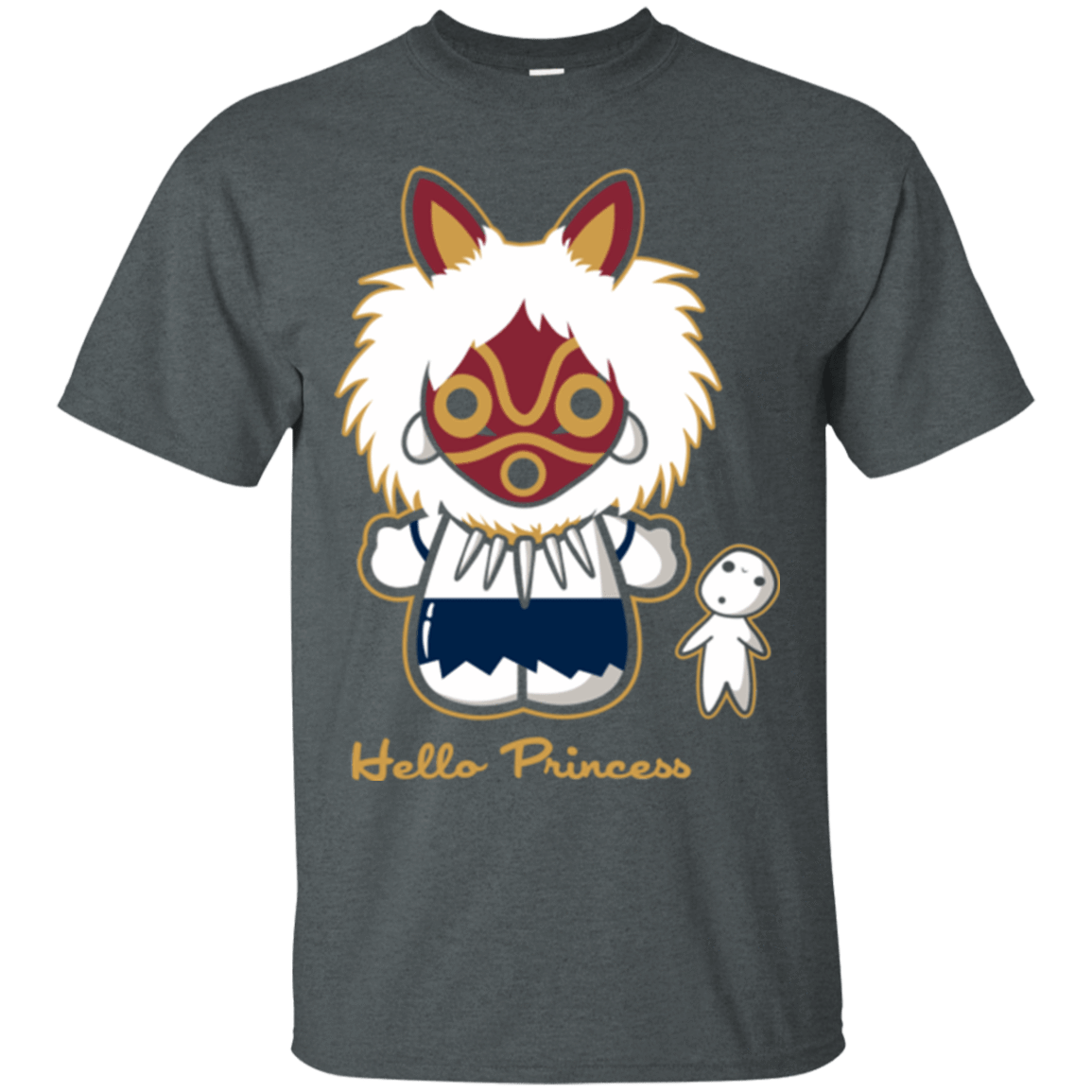 T-Shirts Dark Heather / Small Hello Princess T-Shirt