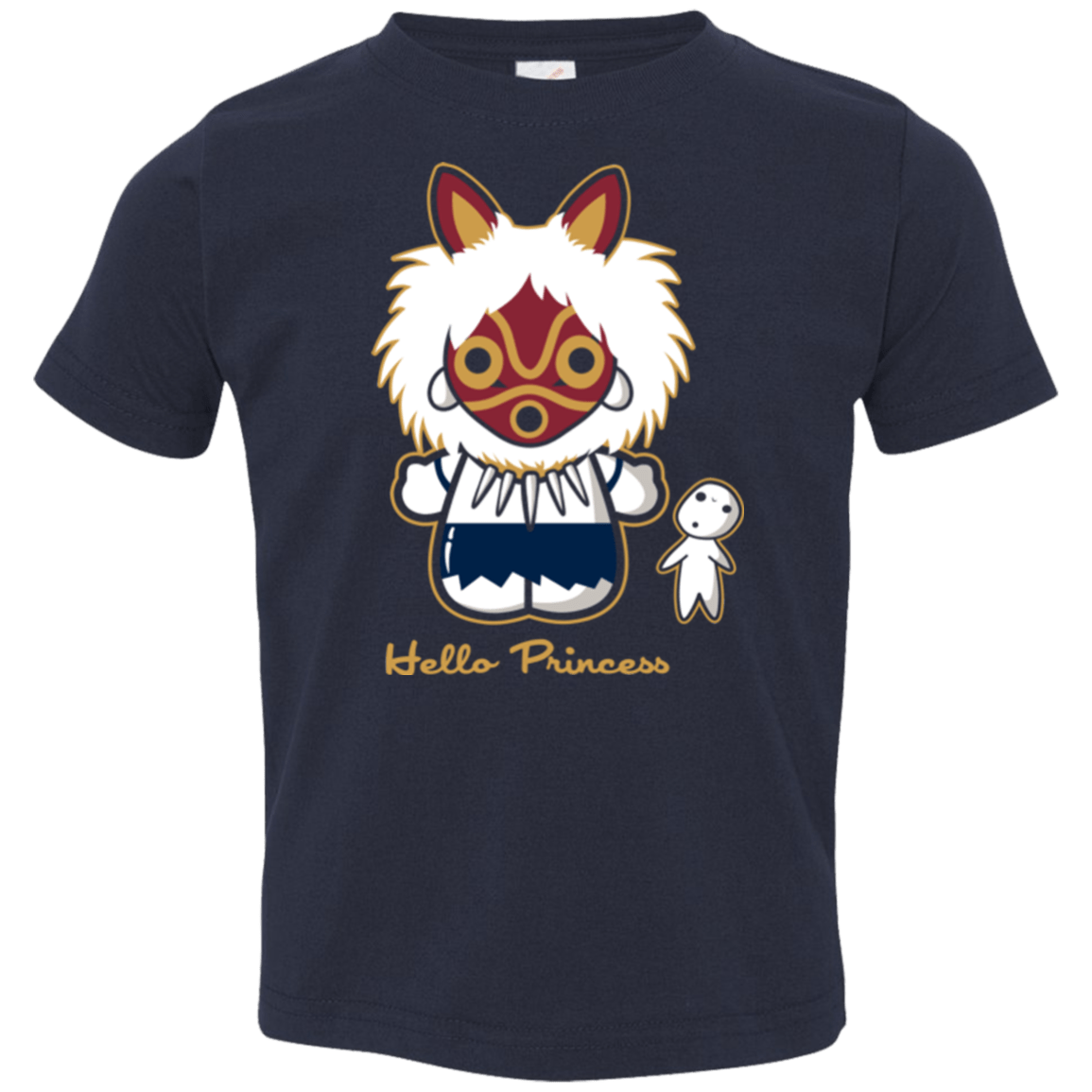 T-Shirts Navy / 2T Hello Princess Toddler Premium T-Shirt