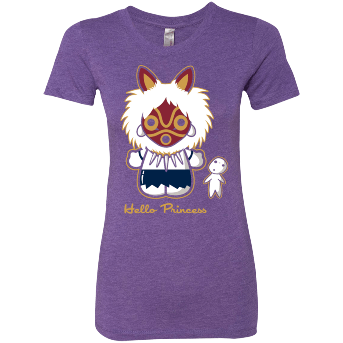 T-Shirts Purple Rush / Small Hello Princess Women's Triblend T-Shirt
