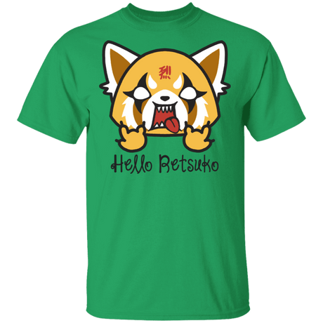 T-Shirts Irish Green / S Hello Retsuko T-Shirt