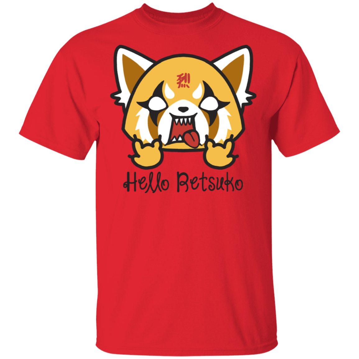 T-Shirts Red / S Hello Retsuko T-Shirt