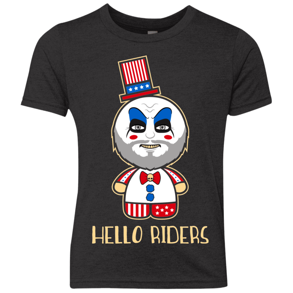 T-Shirts Vintage Black / YXS Hello Rider Youth Triblend T-Shirt