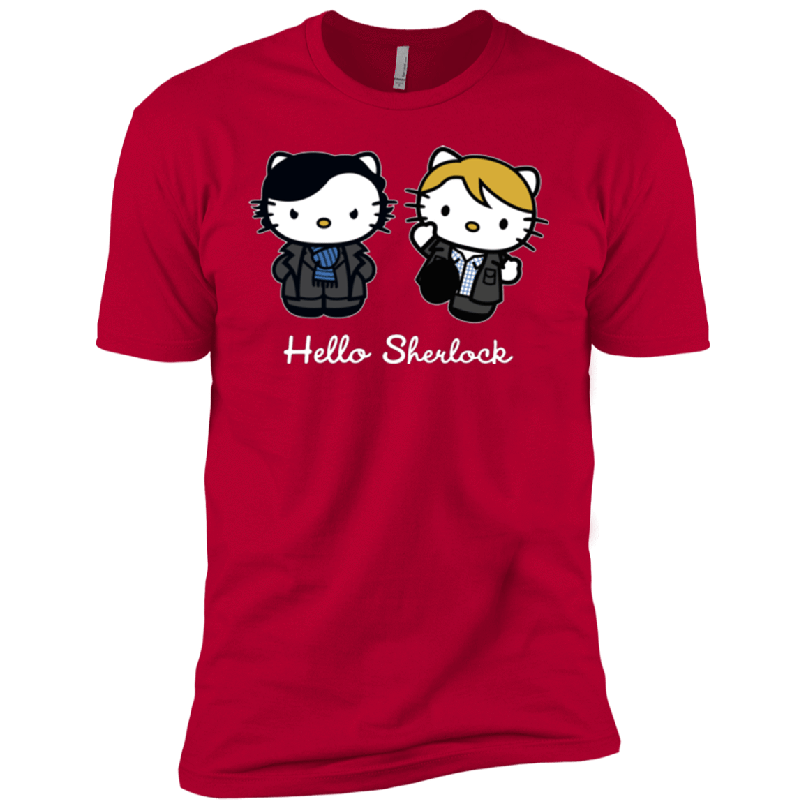 T-Shirts Red / YXS Hello Sherlock Boys Premium T-Shirt
