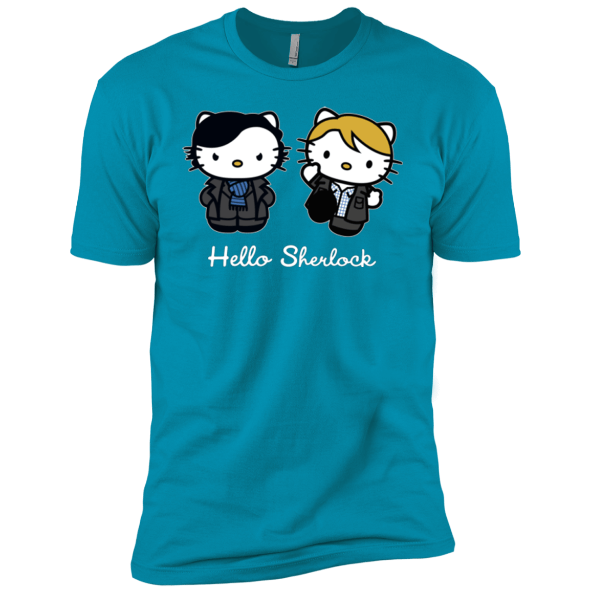 T-Shirts Turquoise / YXS Hello Sherlock Boys Premium T-Shirt