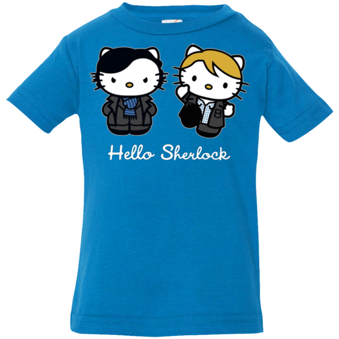 T-Shirts Cobalt / 6 Months Hello Sherlock Infant Premium T-Shirt