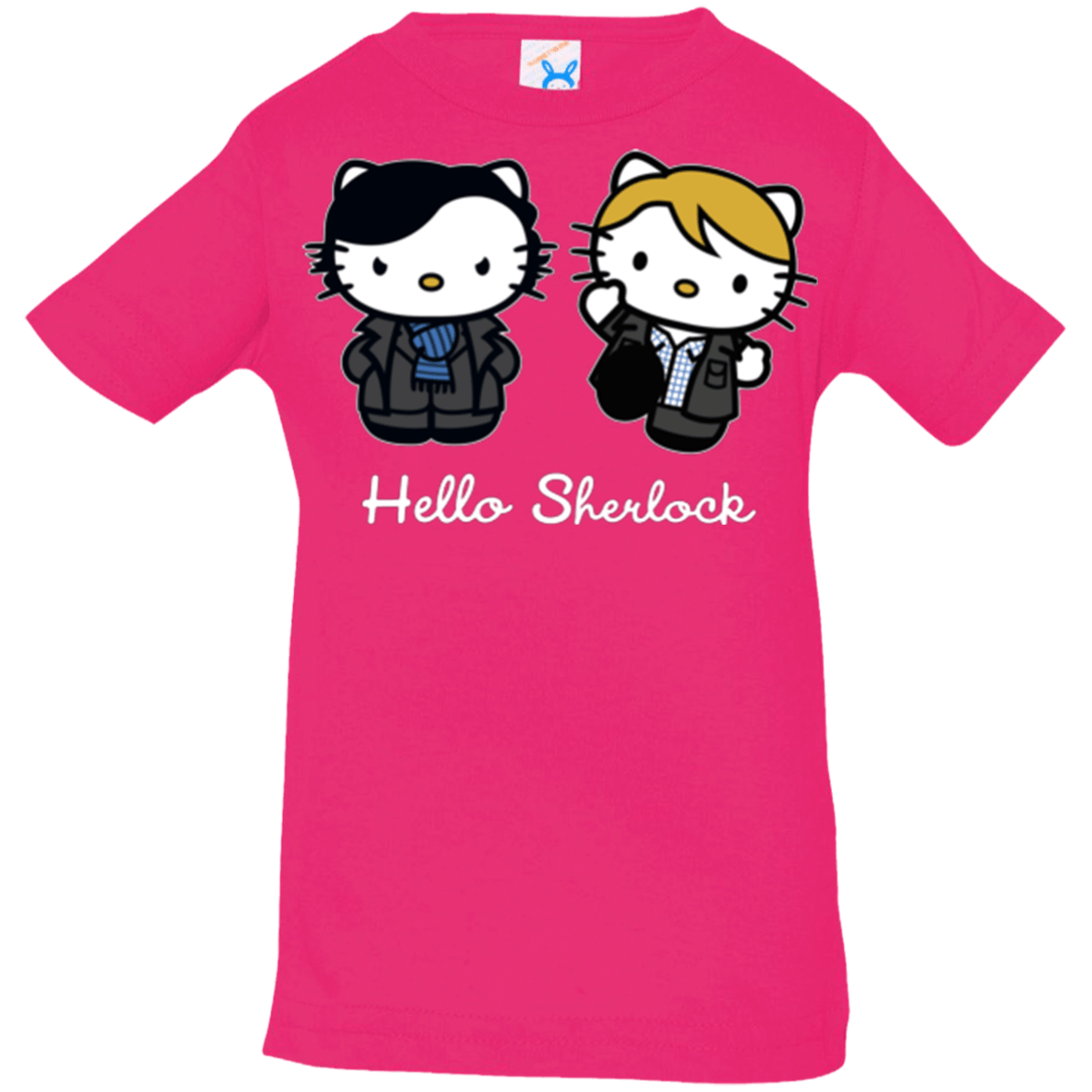 T-Shirts Hot Pink / 6 Months Hello Sherlock Infant Premium T-Shirt