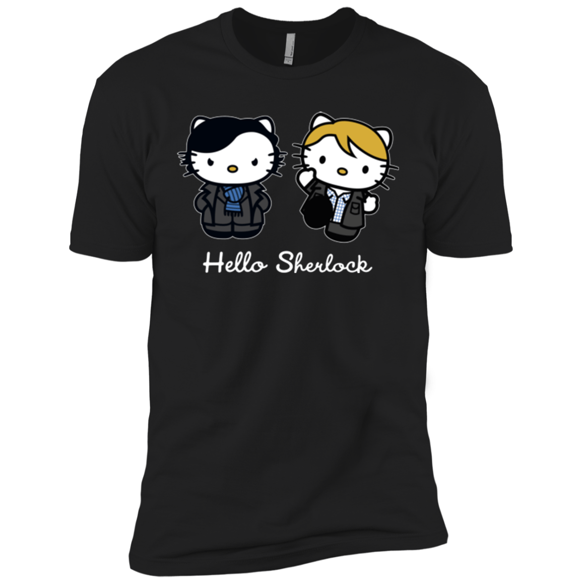 T-Shirts Black / X-Small Hello Sherlock Men's Premium T-Shirt