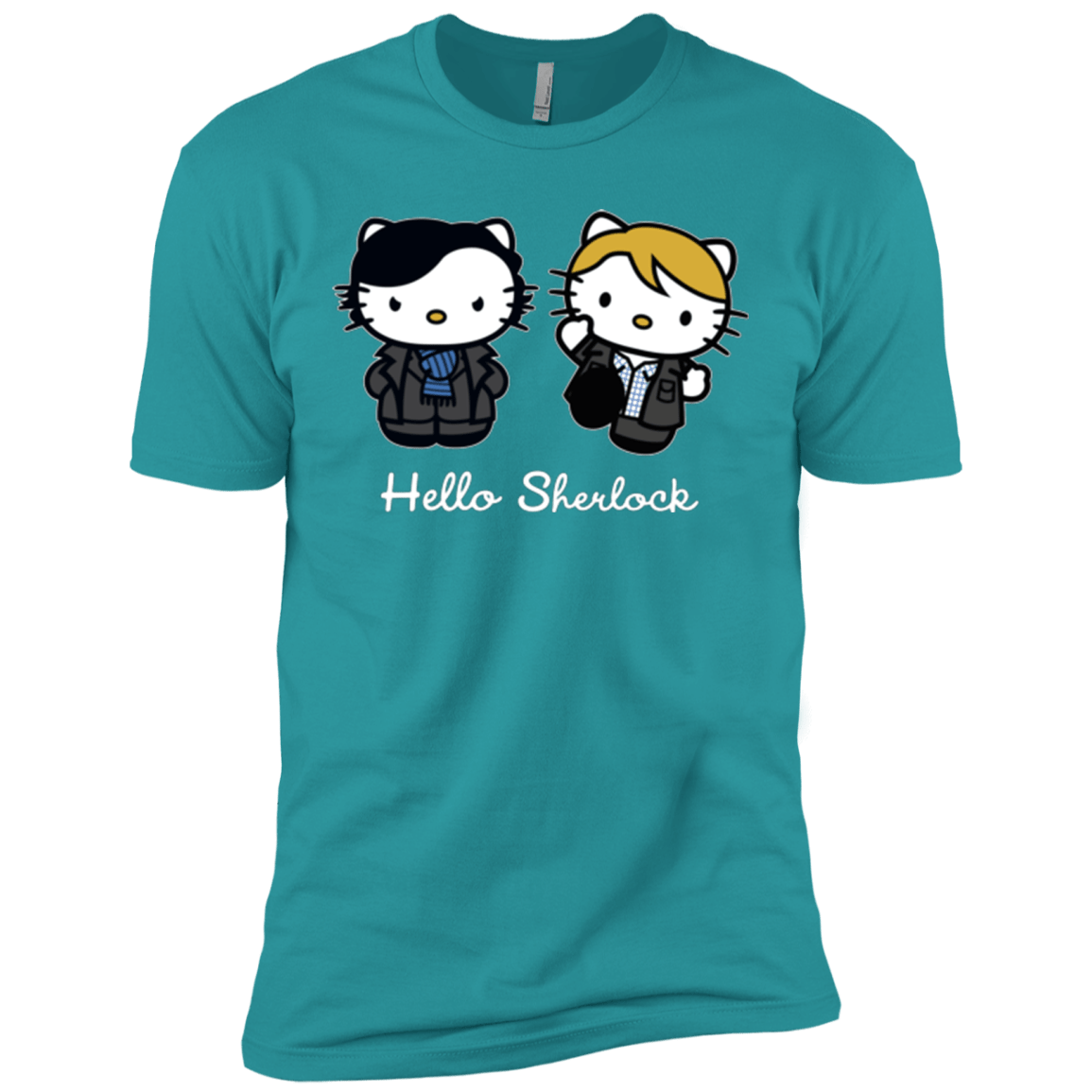 T-Shirts Tahiti Blue / X-Small Hello Sherlock Men's Premium T-Shirt