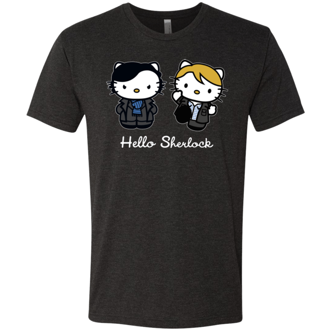T-Shirts Vintage Black / Small Hello Sherlock Men's Triblend T-Shirt