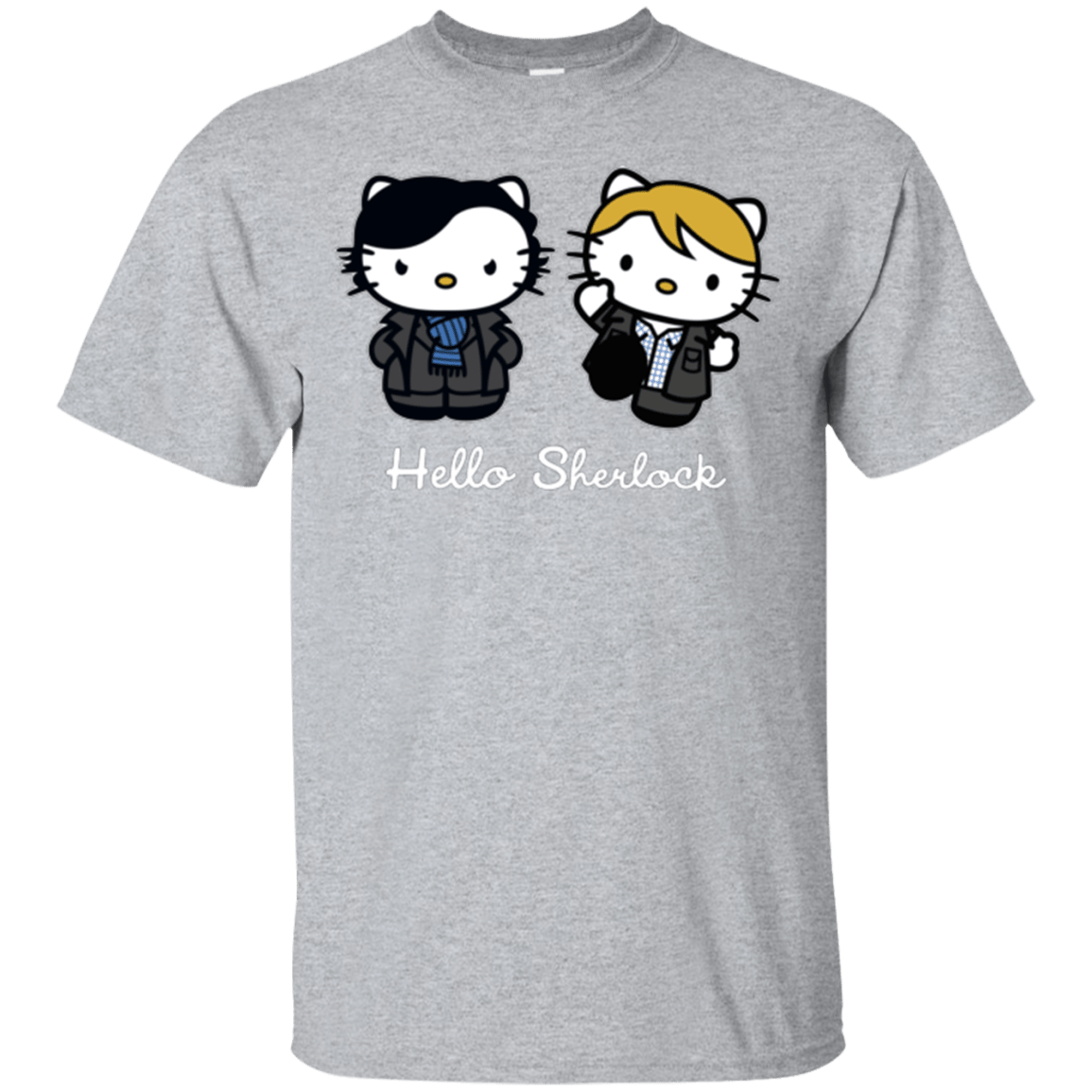 T-Shirts Sport Grey / Small Hello Sherlock T-Shirt