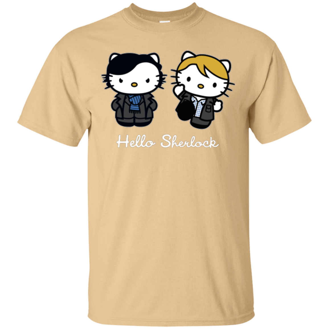 T-Shirts Vegas Gold / Small Hello Sherlock T-Shirt