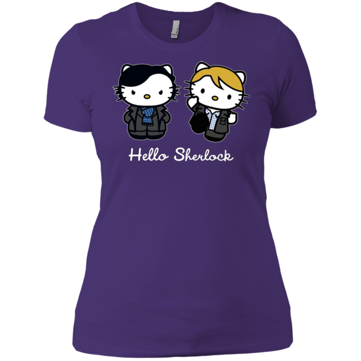 T-Shirts Purple / X-Small Hello Sherlock Women's Premium T-Shirt