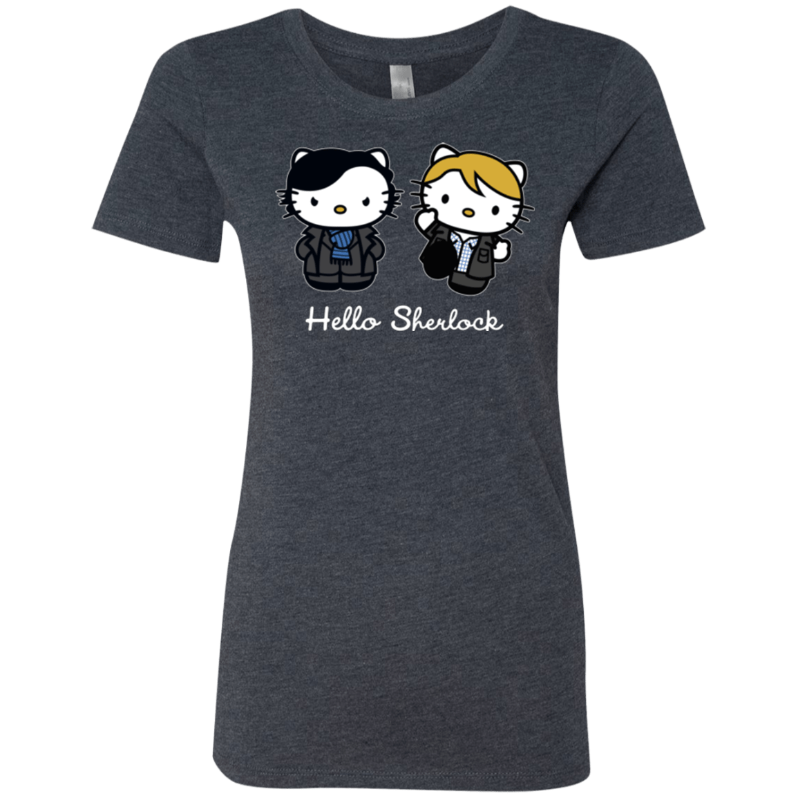 T-Shirts Vintage Navy / Small Hello Sherlock Women's Triblend T-Shirt