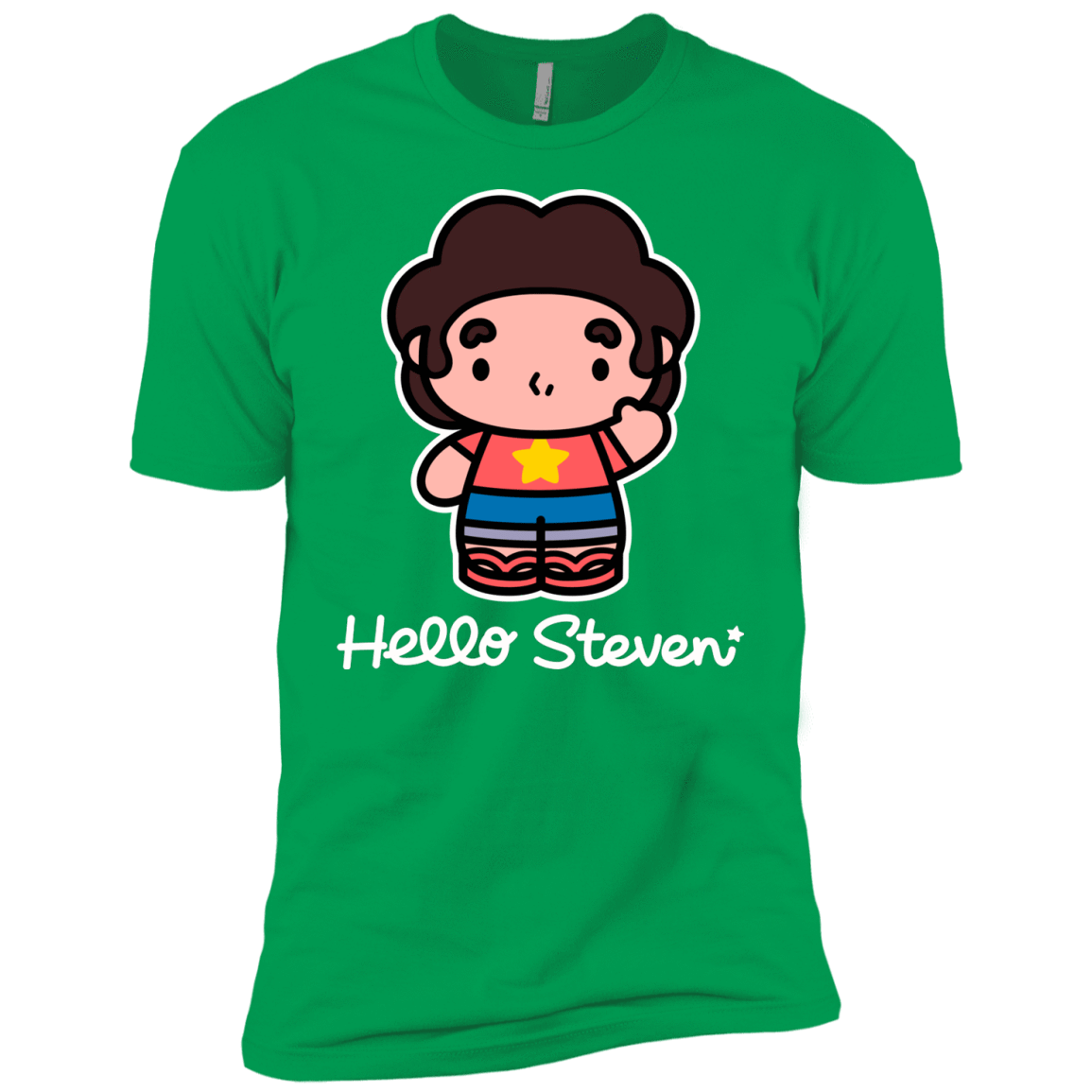 T-Shirts Kelly Green / YXS Hello Steven Boys Premium T-Shirt