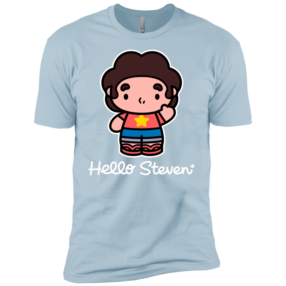T-Shirts Light Blue / YXS Hello Steven Boys Premium T-Shirt