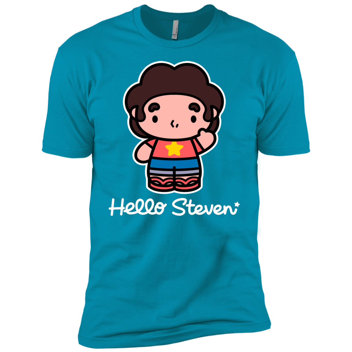 T-Shirts Turquoise / YXS Hello Steven Boys Premium T-Shirt