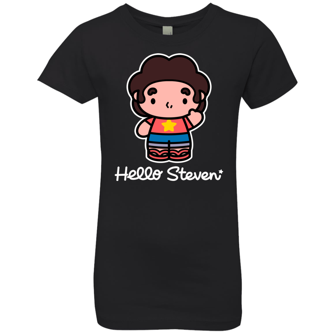 T-Shirts Black / YXS Hello Steven Girls Premium T-Shirt
