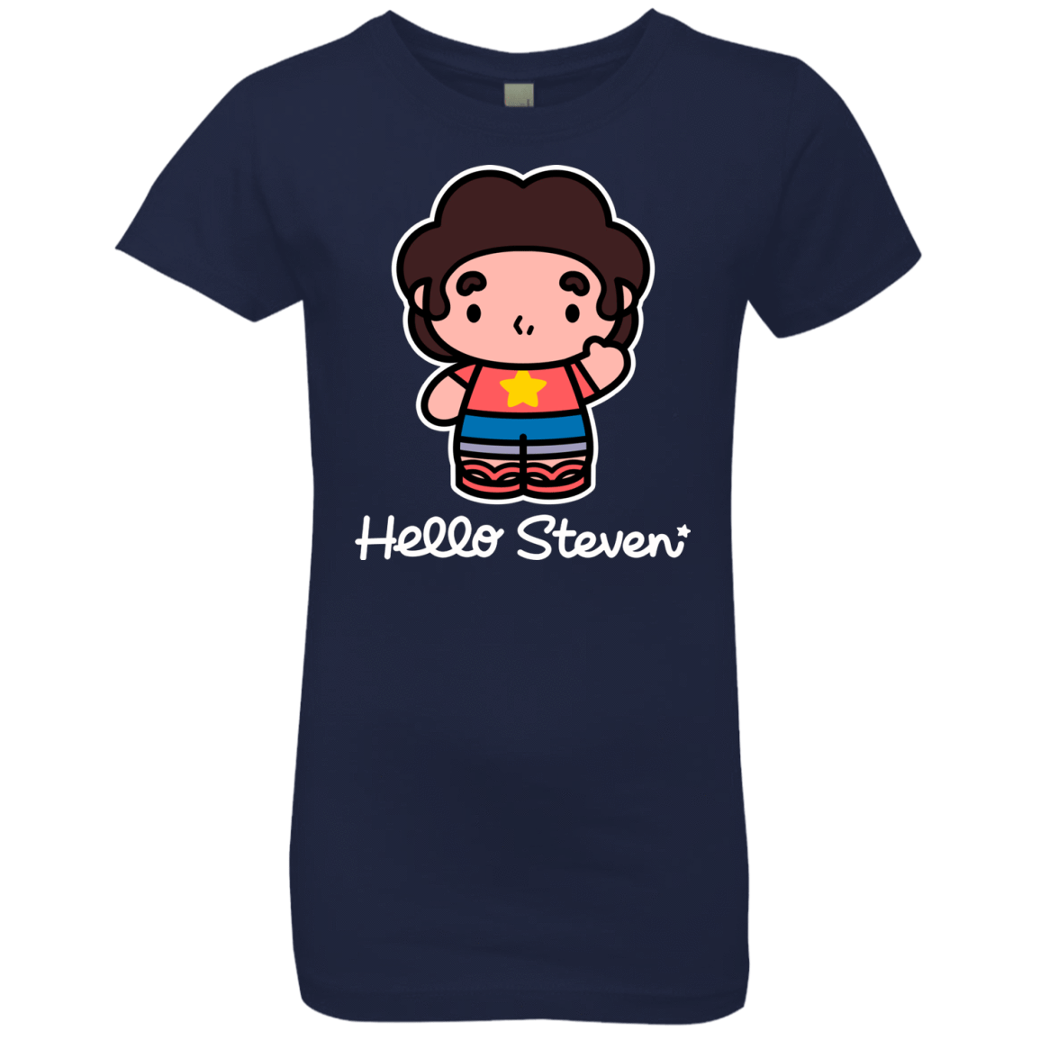 T-Shirts Midnight Navy / YXS Hello Steven Girls Premium T-Shirt