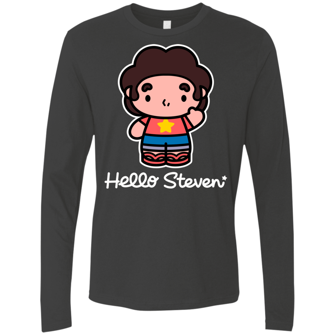 T-Shirts Heavy Metal / S Hello Steven Men's Premium Long Sleeve