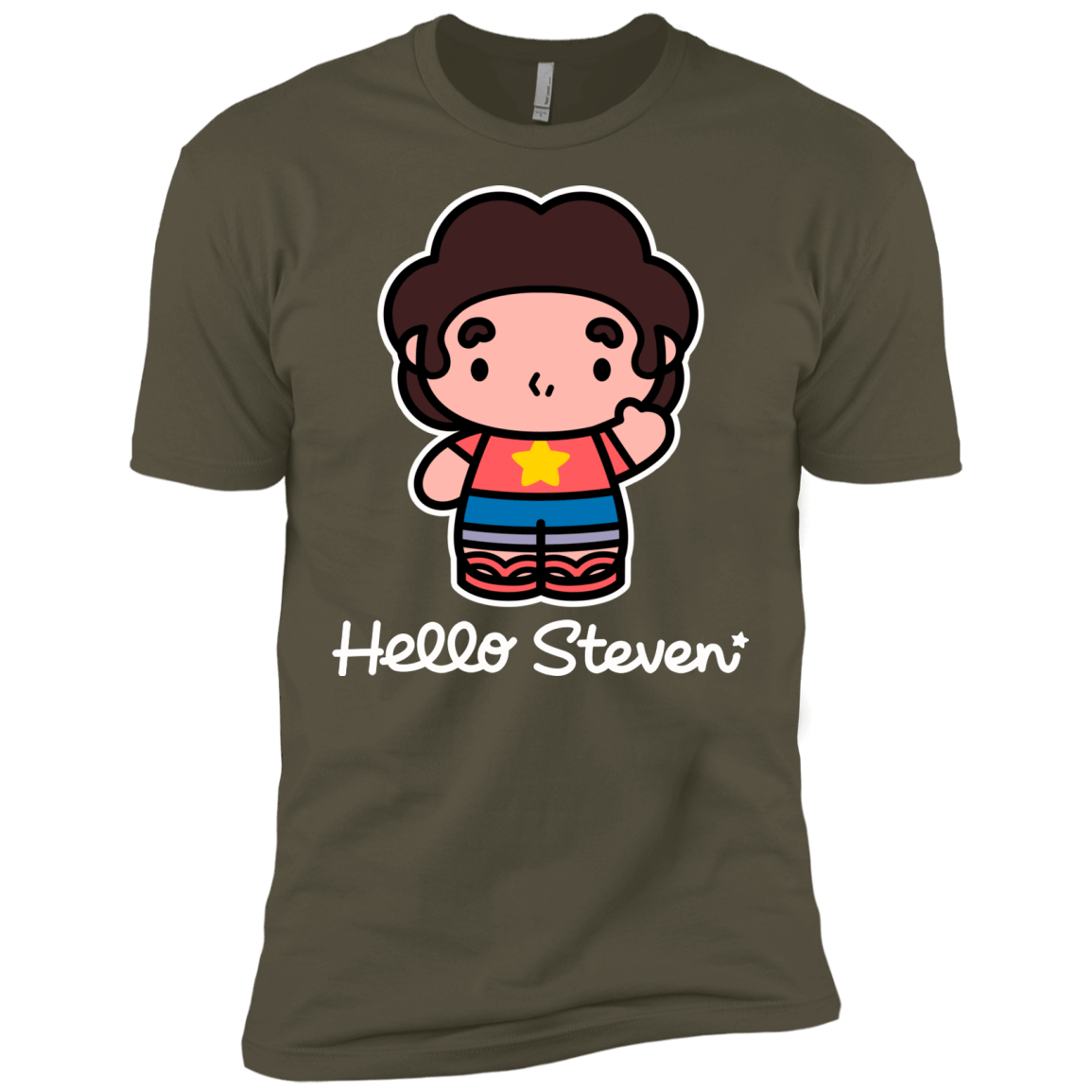T-Shirts Military Green / X-Small Hello Steven Men's Premium T-Shirt