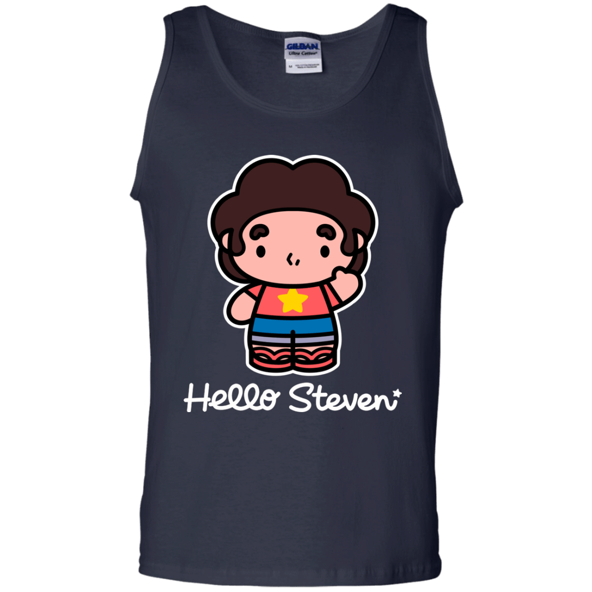 T-Shirts Navy / S Hello Steven Men's Tank Top