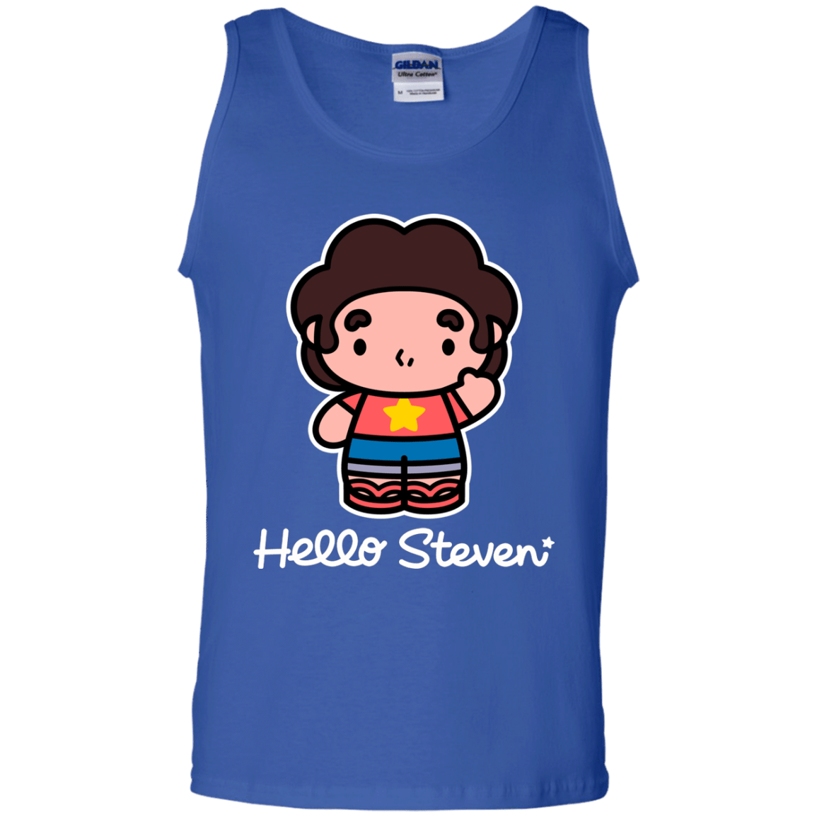 T-Shirts Royal / S Hello Steven Men's Tank Top