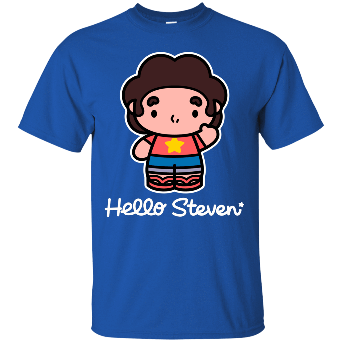 T-Shirts Royal / S Hello Steven T-Shirt